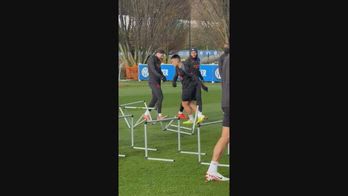 atletico madrid inter lautaro martinez allenamento video