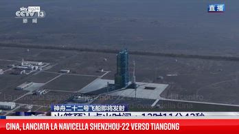 Cina, lanciata la navicella Shenzhou-22 verso Tiangong