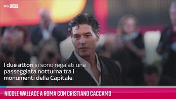 Nicole Wallace a Roma con Cristiano Caccamo