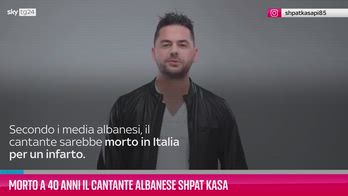 Morto a 40 anni il cantante albanese Shpat Kasa