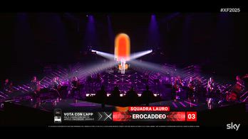 X Factor 2025, eroCaddeo canta Viva la Vida dei Coldplay
