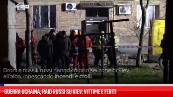 Ucraina, droni e missili russi attaccano Kyiv