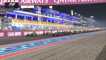 f2 partenza e primo giro