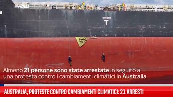 Australia, proteste contro cambiamenti climatici: 21 arresti