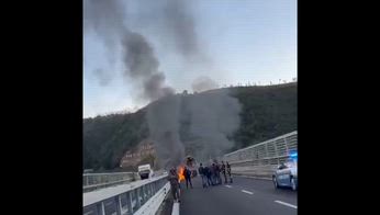 Assalto a portavalori in Calabria, le immagini