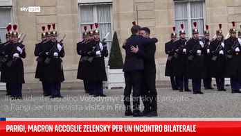 Parigi, Macron accoglie Zelensky per un incontro bilaterale