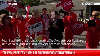Israele, proteste contro Netanyahu