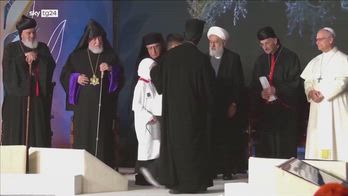 Papa Leone XIV in Libano: piantato albero a Beirut