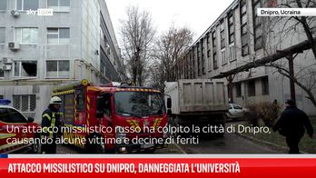 Raid russo a Dnipro: quattro morti e università danneggiata