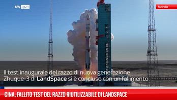 Cina, fallito test del razzo riutilizzabile di LandSpace