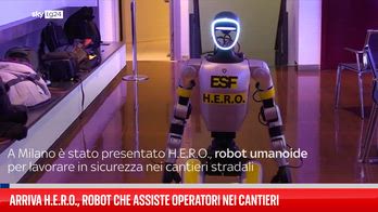 Arriva HERO, il primo robot progettato per assistere gli operatori nei cantieri stradali