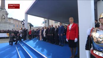 fiamma olimpica inno italiano quirinale