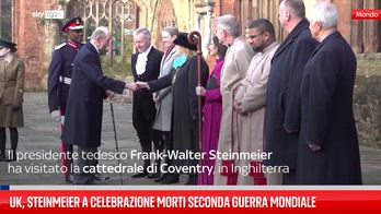 Uk, Steinmeier a celebrazione morti seconda guerra mondiale