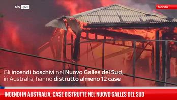 Incendi in Australia, case distrutte nel Nuovo Galles del Sud