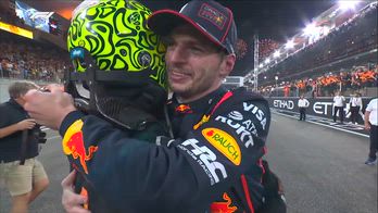 ABBRACCIO NORRIS VERSTAPPEN - PIASTRI