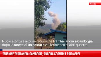 Thailandia, attacchi aerei contro esercito cambogiano