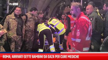 Roma, arrivati sette bambini da Gaza per cure mediche