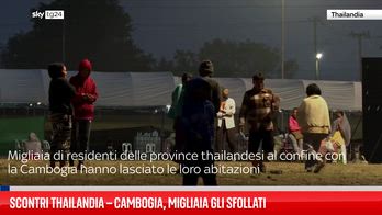 Thailandia, sfollamenti vicino al confine cambogiano