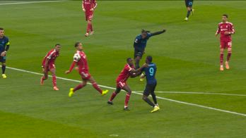 inter liverpool van dijk mano video