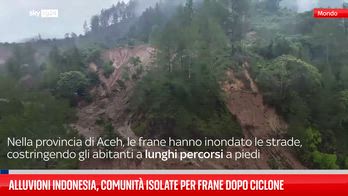Alluvioni Indonesia, comunità isolate per frane dopo ciclone