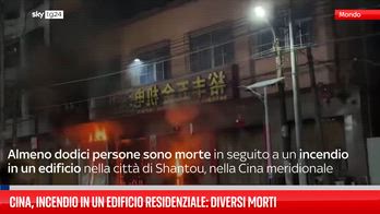 Cina, incendio in un edificio residenziale: diversi morti