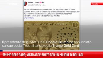Trump Gold Card, visto accelerato con un milione di dollari