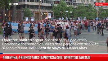 Argentina, a Buenos Aires la protesta degli operatori sanitari