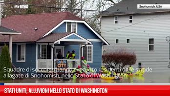 Alluvione a Washington,persone evacuate dalle case