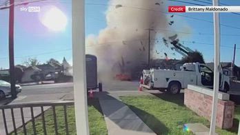 California, condotta del gas sotterranea esplode a Hayward