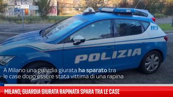Rapina a guardia giurata nella notte a Milano
