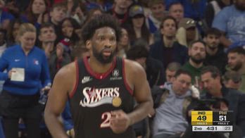 NBA, 39 punti per Joel Embiid contro Indiana