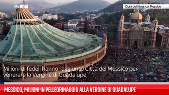 Messico, milioni di pellegrini affollano la basilica di Guadalupe