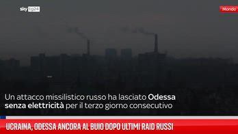 Ucraina, Odessa ancora al buio dopo ultimi raid russi