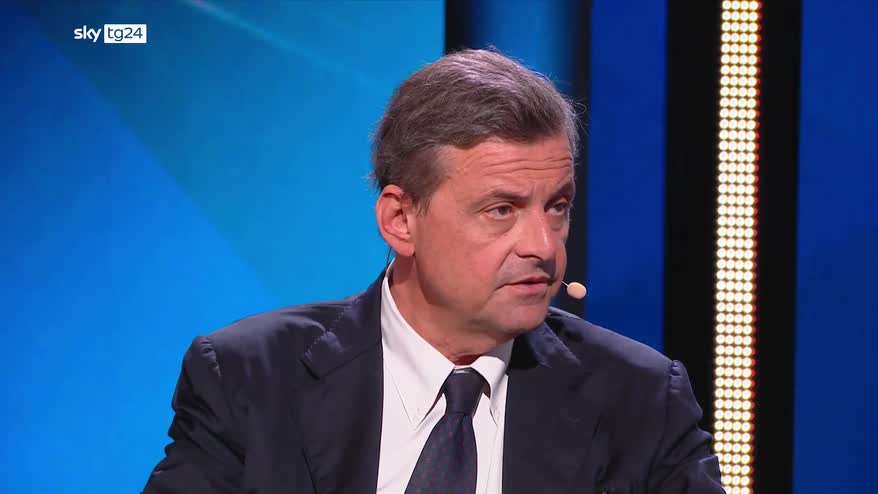 A SkyTG24 il leader di Azione Carlo Calenda