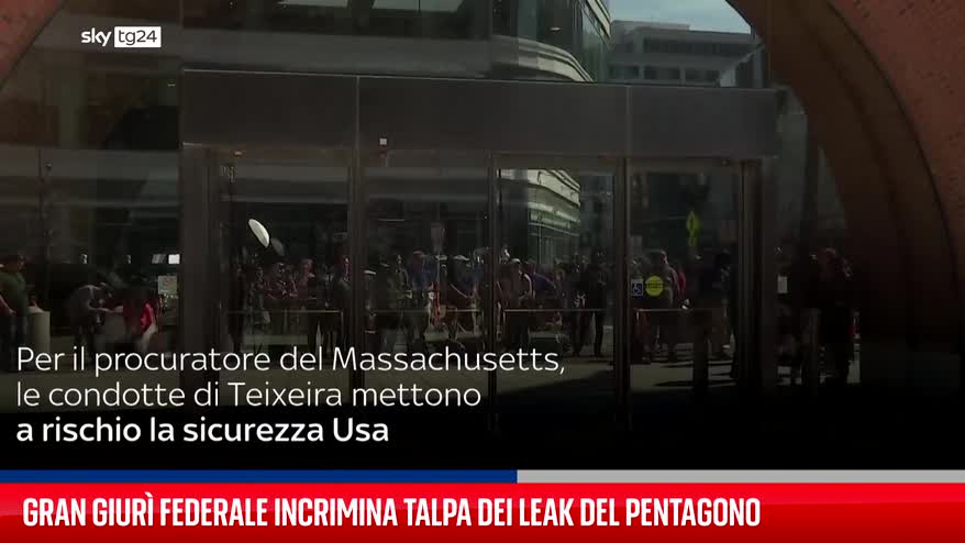 Gran giurì federale incrimina talpa dei leak del Pentagono