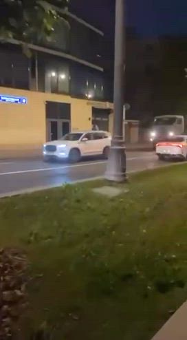 Wagner, veicoli militari nel distretto Khamovniki a Mosca