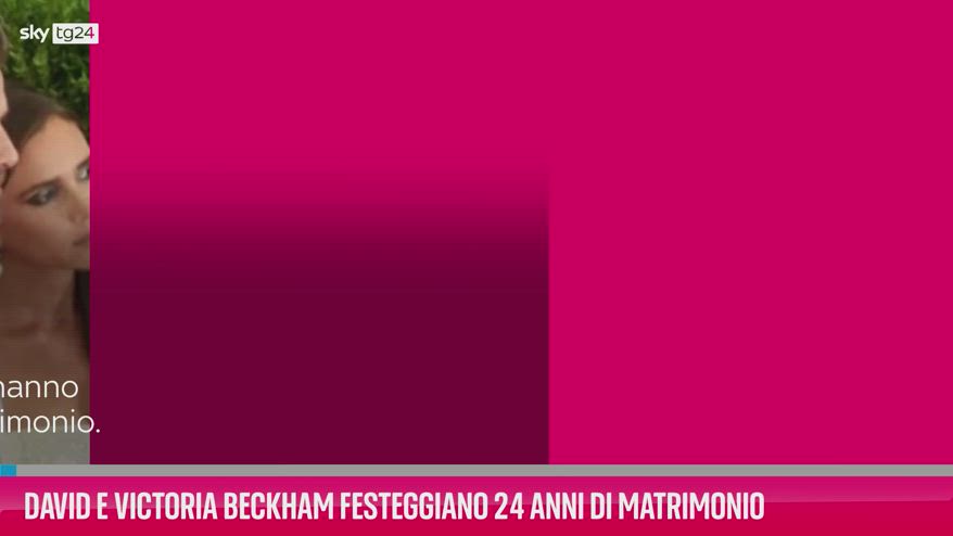 VIDEO I 24 anni di matrimonio di David e Victoria Beckham