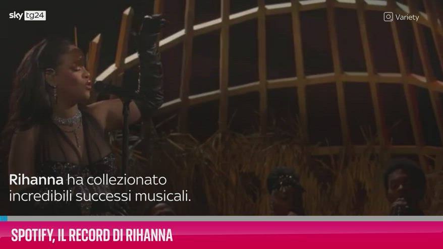 VIDEO Spotify, il record di Rihanna
