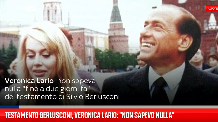Testamento Berlusconi, Veronica Lario: 