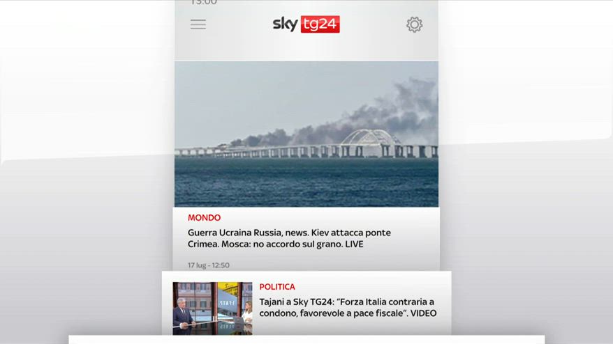 I titoli delle 13 di SkyTG24 del 17 luglio