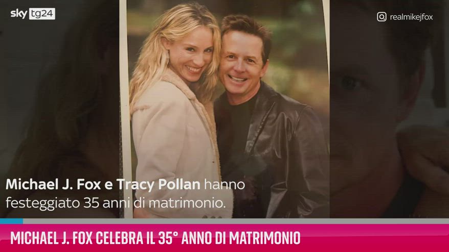 VIDEO Michael J. Fox celebra il 35° anno di matrimonio