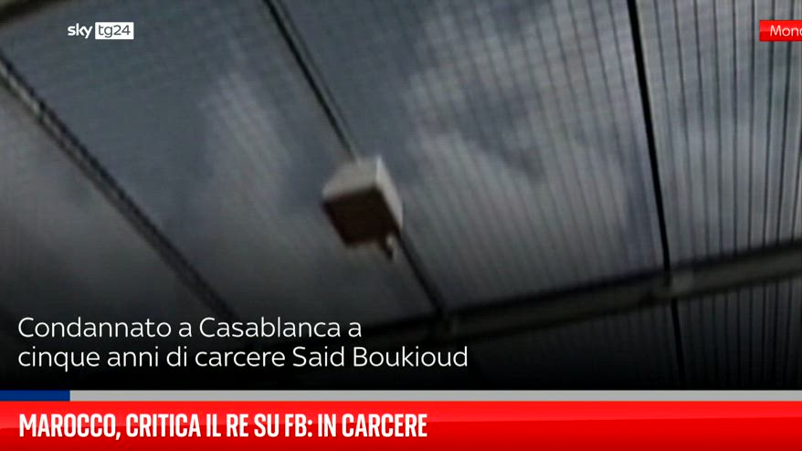 Marocco, critica il re su FB: 5 anni di carcere