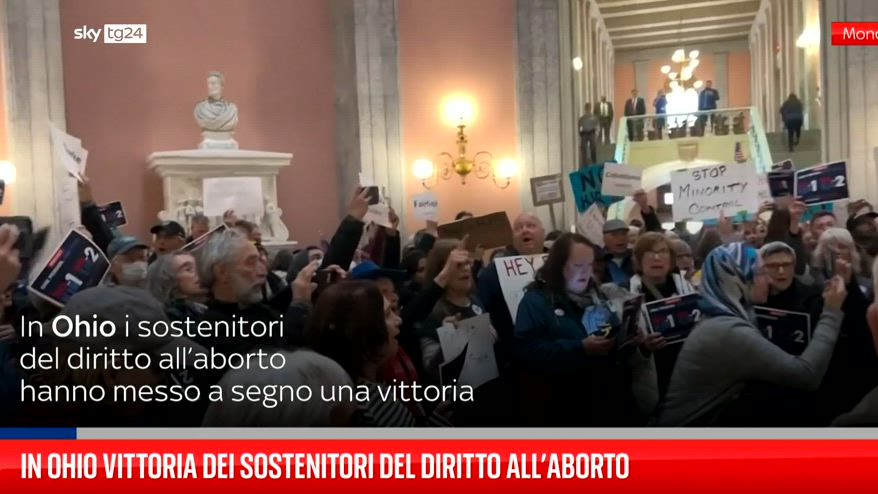 Usa, in Ohio vincono i sostenitori del diritto all?aborto