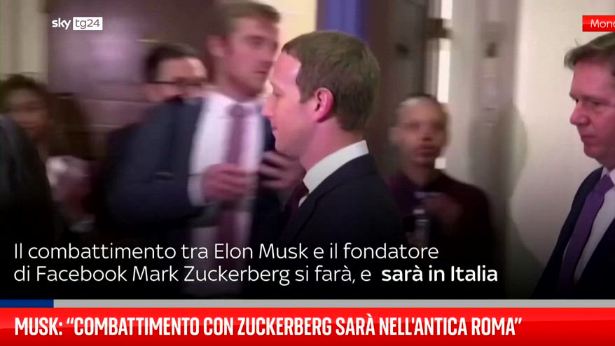 Combattimento Musk-Zuckerberg a Roma?