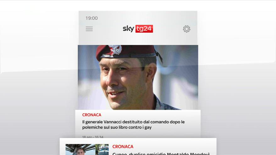I titoli di Sky TG24 del 18 agosto: edizione delle 19