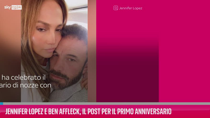 VIDEO Jennifer Lopez e Ben Affleck, il primo anniversario