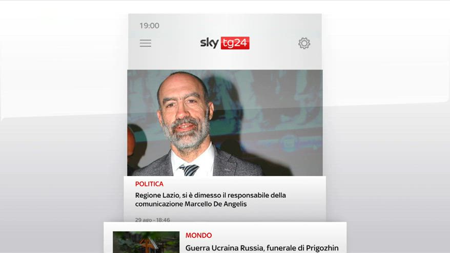 I titoli di Sky TG24 del 29 agosto, edizione delle 19:00