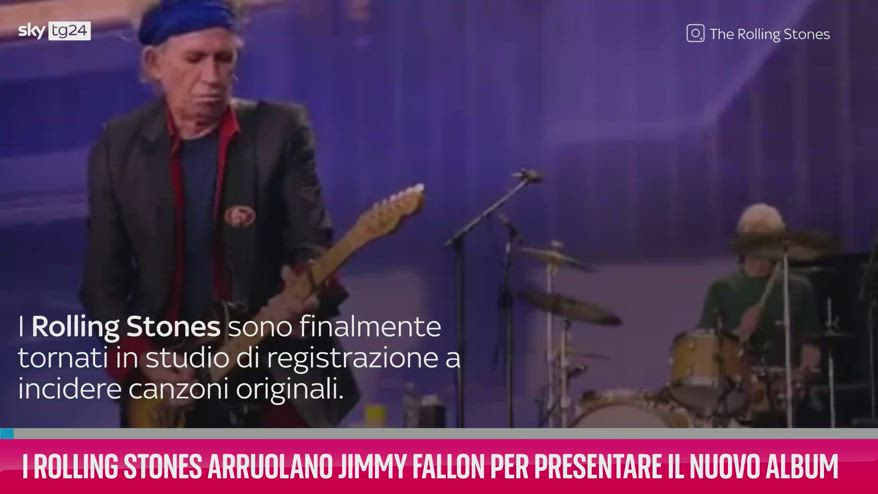 VIDEO Rolling Stones, Jimmy Fallon presenta l'album nuovo