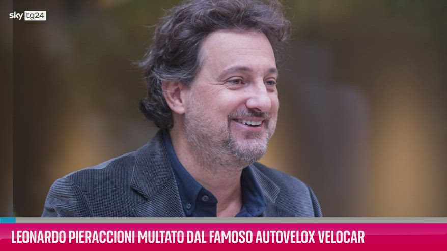 VIDEO Leonardo Pieraccioni multato dal'autovelox Velocar