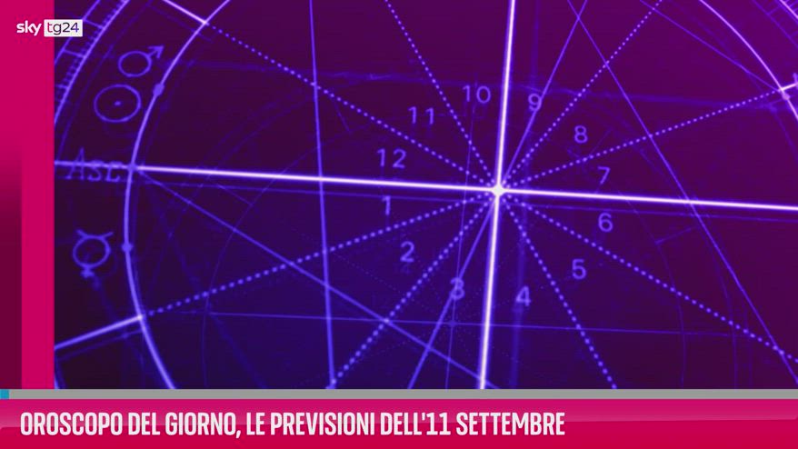 VIDEO Oroscopo del giorno, le previsioni dell'11 settembre